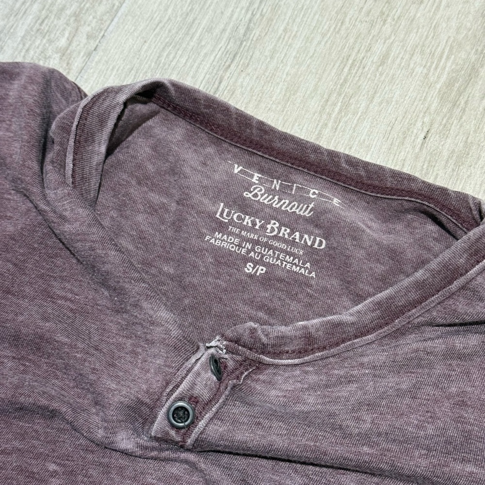 Lucky Brand Purple Short Sleeve Tee - Picture 6 of 9